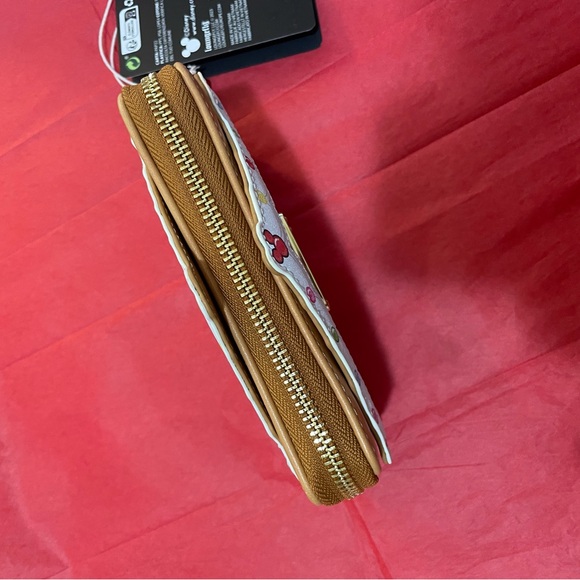 Loungefly Mickey & Friends Gingerbread House Zip Wallet,vegan leather - Picture 9 of 12